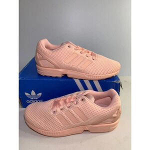 .4107 Adidas ZX FLUX J, Pink-US 6.5 Womens